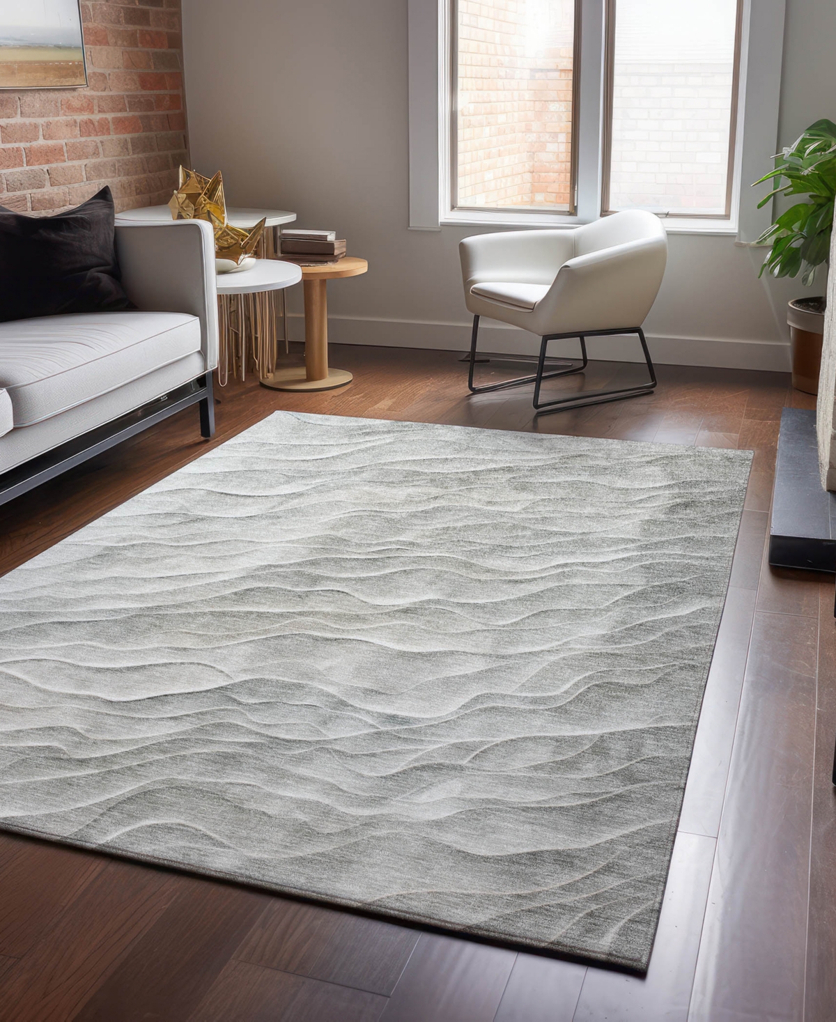 Dalyn Pacifica Pa1 2'6"x3'10" Area Rug In Gray