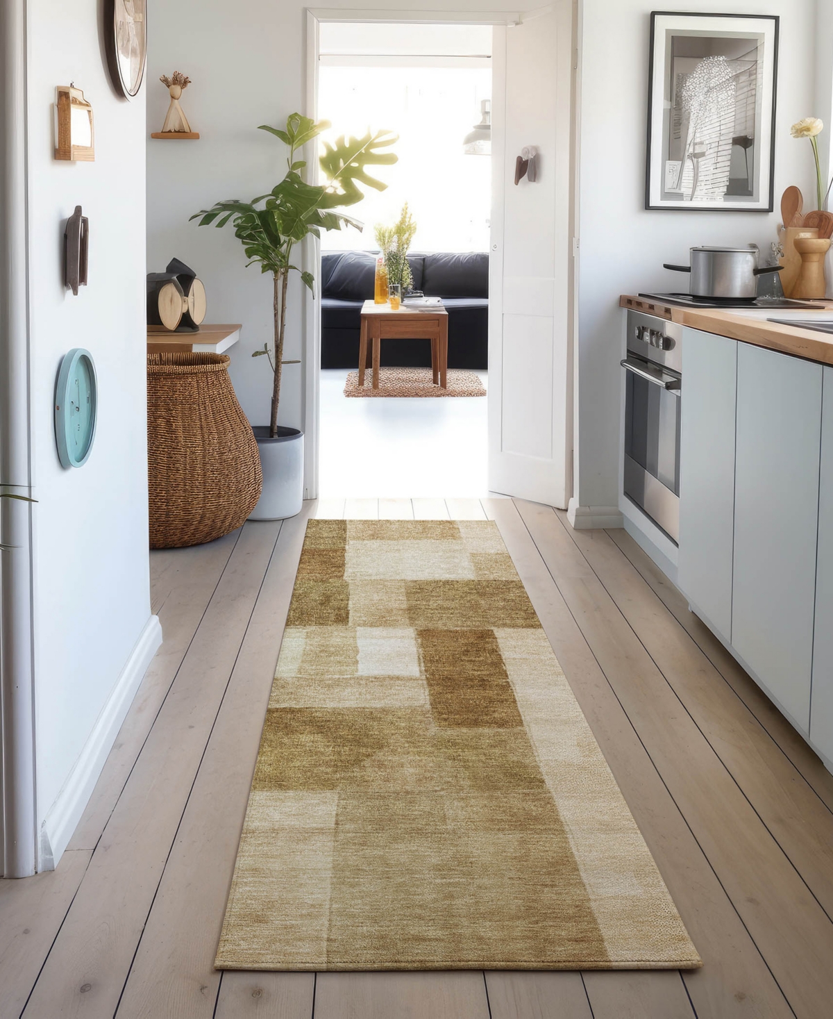 Dalyn Neo No15 2'3"x7'6" Runner Area Rug In Brown