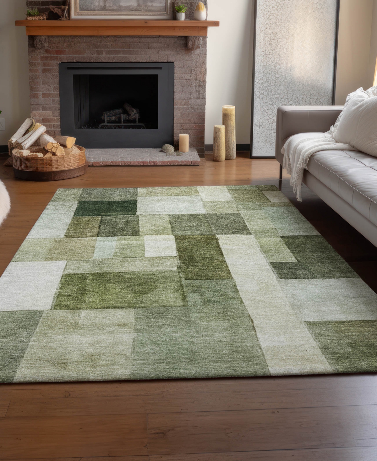Dalyn Neo No15 2'6"x3'10" Area Rug In Green