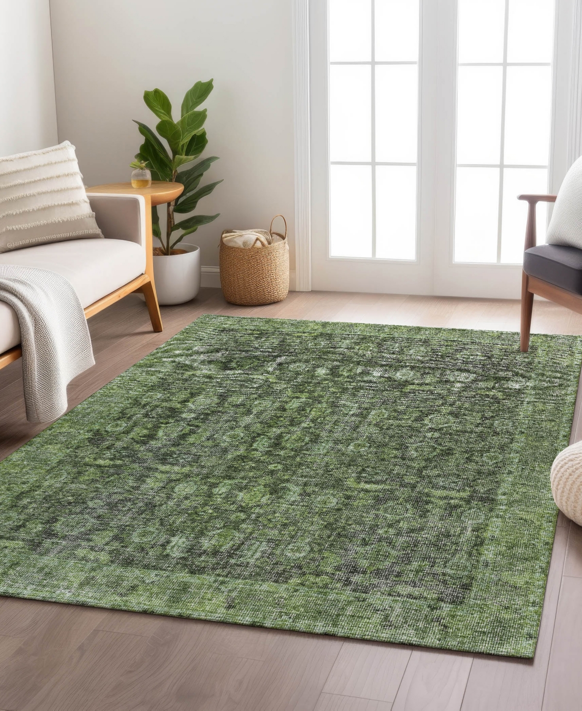 Dalyn Karaj Kj3 8'x10' Area Rug In Green
