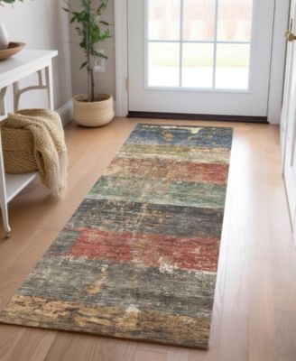 Nouveau Washable NV6 2'3"x7'6" Runner Area Rug