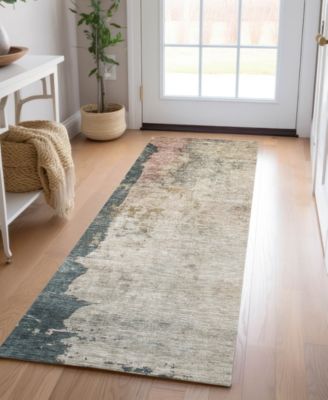 Nouveau Washable NV15 2'3"x7'6" Runner Area Rug