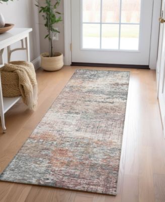 Solace Washable SL5 2'3"x7'6" Runner Area Rug