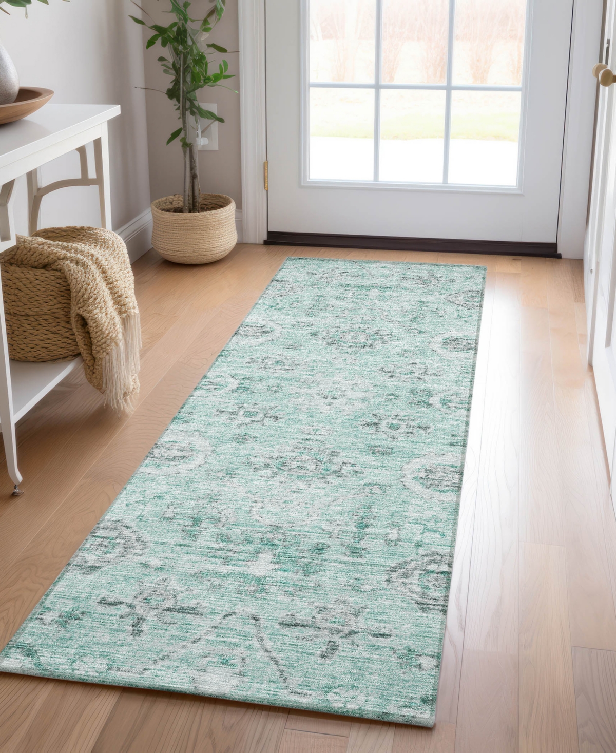 Dalyn Solace Sl10 2'3"x7'6" Runner Area Rug In Blue