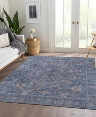 Solace Washable SL9 5'x7'6" Area Rug