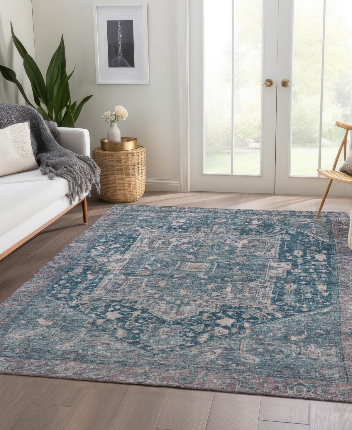 Dalyn Solace Sl14 8'x10' Area Rug In Blue