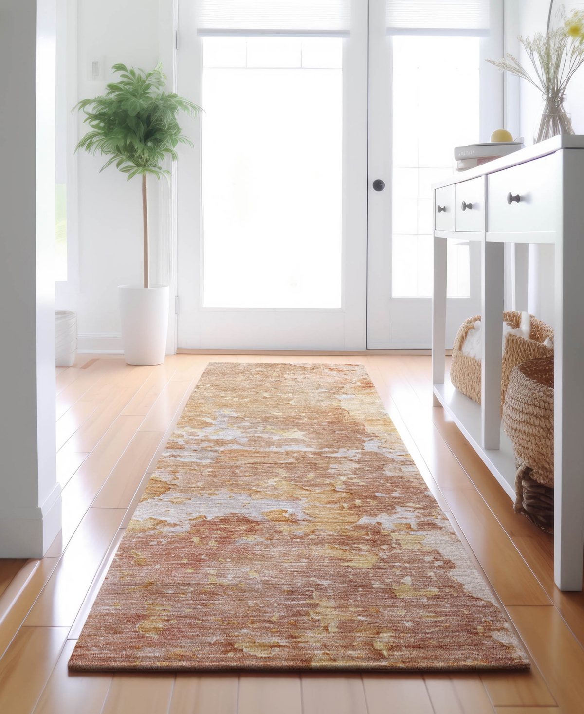 Dalyn Ravenna Rn3 2'3"x7'6" Runner Area Rug In Neutral