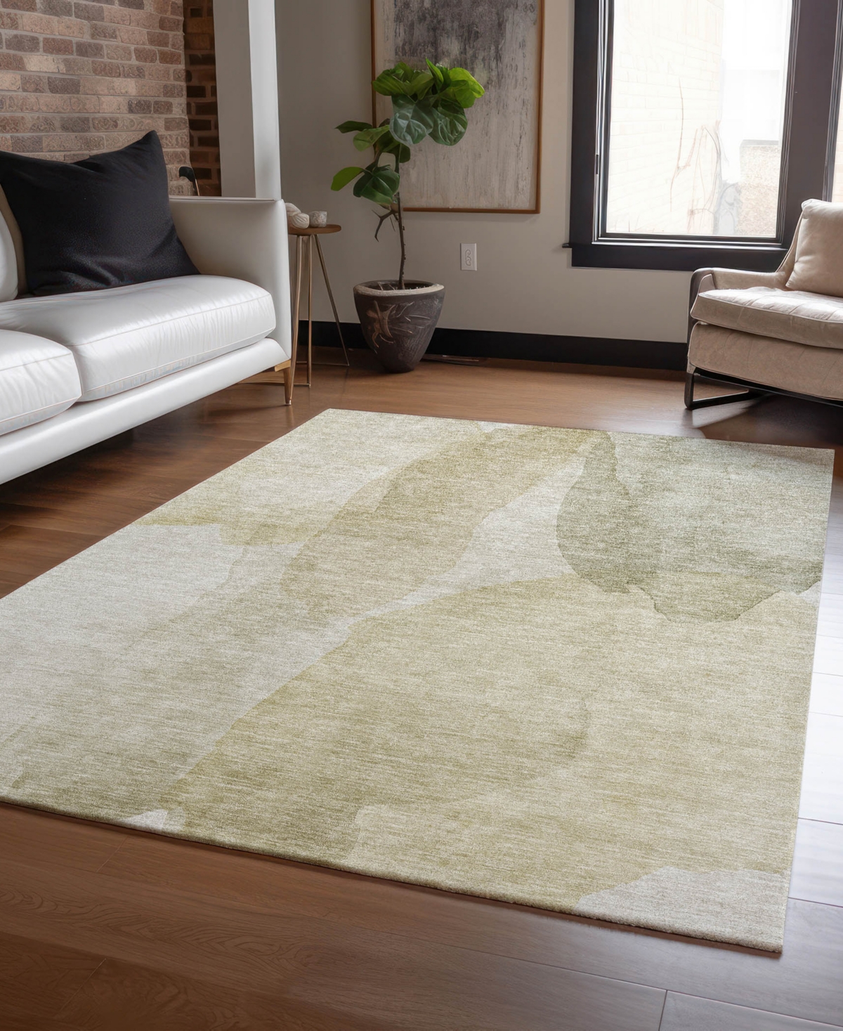 Dalyn Ravenna Rn12 3'x5' Area Rug In Green