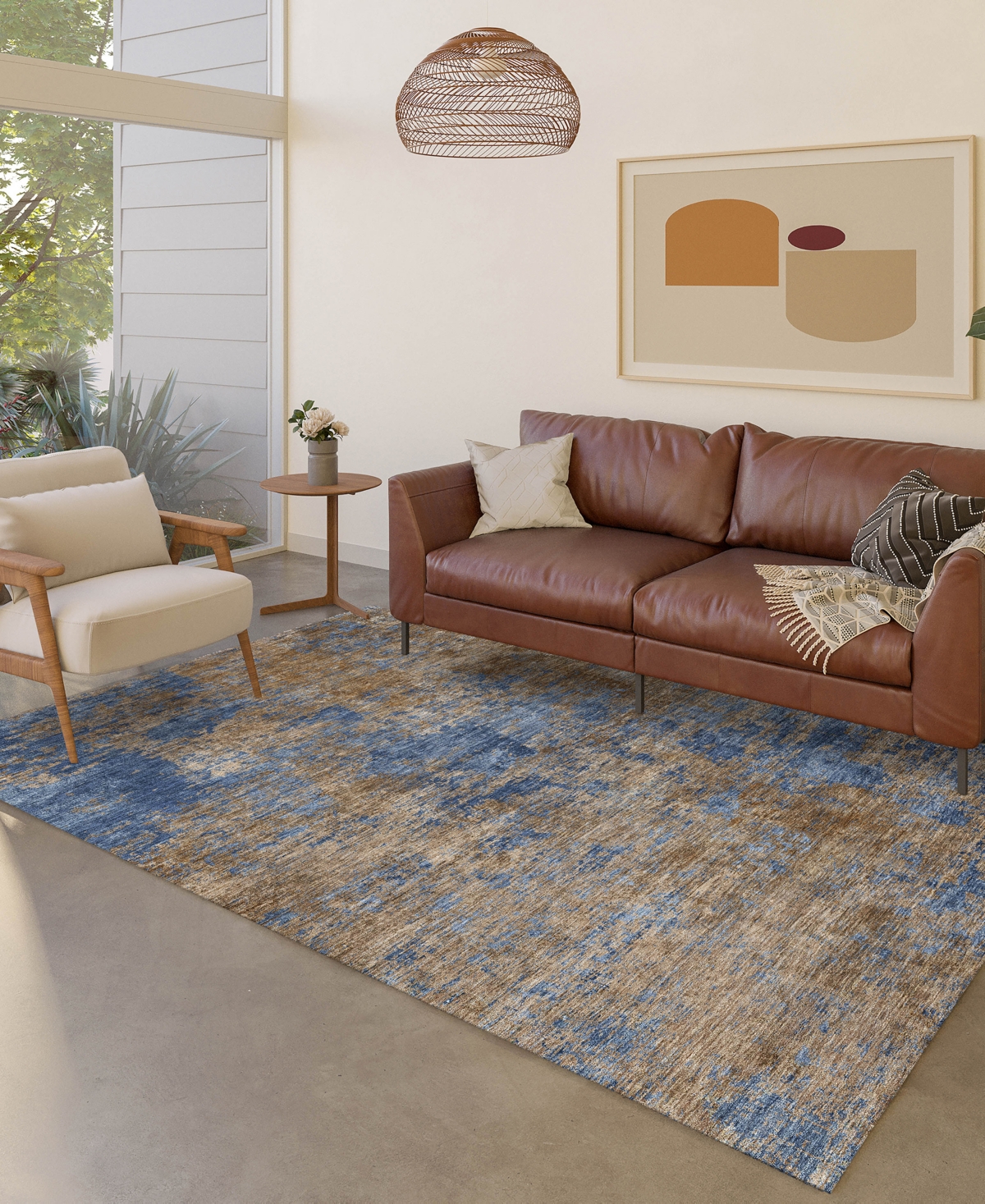 Dalyn Kochi Kc2 2'6"x3'10" Area Rug In Blue