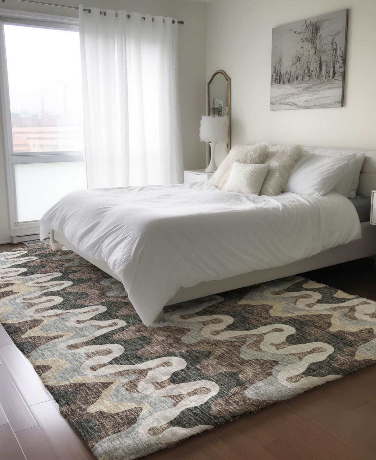 Dalyn Lorenzo Ln6 2'6"x3'10" Area Rug In Gray