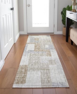 Portico Washable PO3 2'3"x7'6" Runner Area Rug