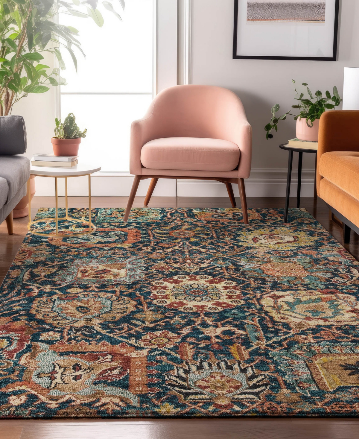 Dalyn Tabrook Tb10 2'6"x3'10" Area Rug In Blue