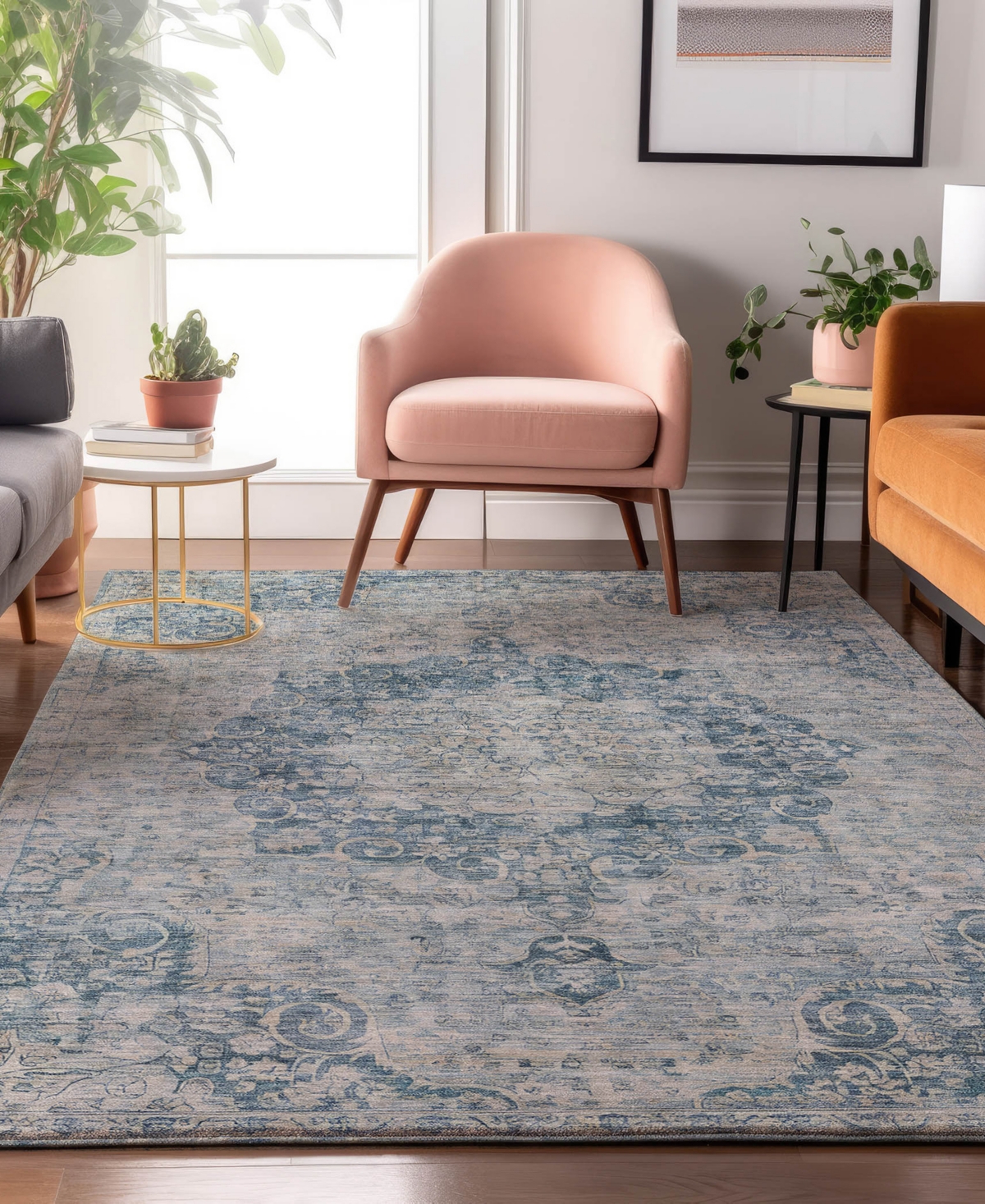 Dalyn Tabrook Tb5 2'6"x3'10" Area Rug In Blue