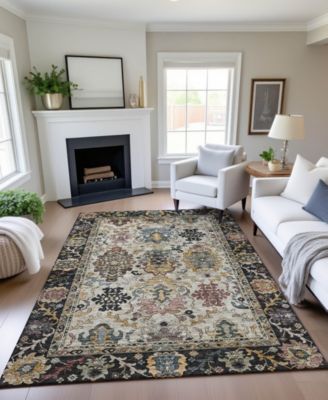 Silk Road Washable SR5 6'6"x9'6" Area Rug