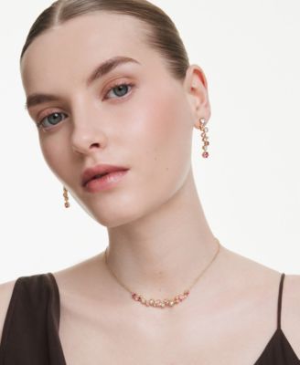 Constella Gold Tone Plated Earrings and Necklace Set