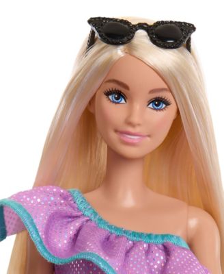 Fashion Doll with Clothes and Accessories Including Party Dresses & Purses