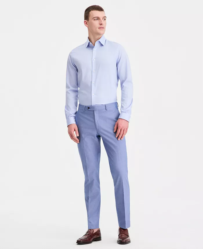Men's Modern-Fit TH Flex Stretch Cotton Suit Separate Pants