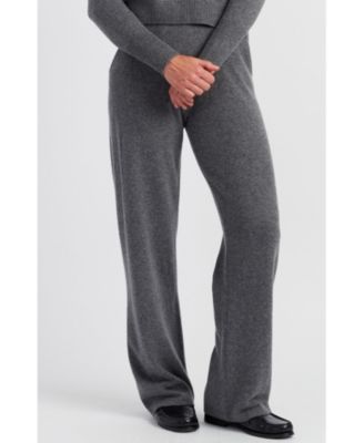 Women's Chinti and Parker Pure Cashmere Wide Leg Pants