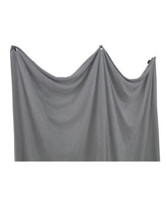 8x8' X-Drop Pro Wrinkle-Resistant Backdrop Kit with Stand, Neutral Gray