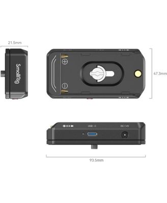 SmallRig NP-F Battery Adapter Mount Plate Kit with Dummy Battery Power Cable for Sony NP-FZ100 (Advanced Edition)