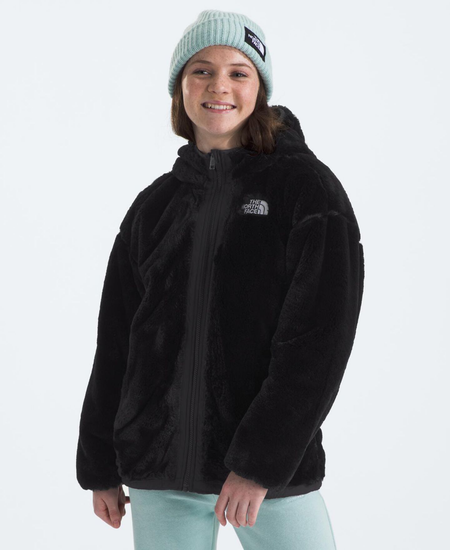 Детская парка The North Face Reversible Shasta короткая двусторонняя, 7-20, цвет: Чёрный — фото 4