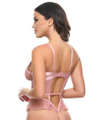 Women's Flora Sheer Lace Teddy