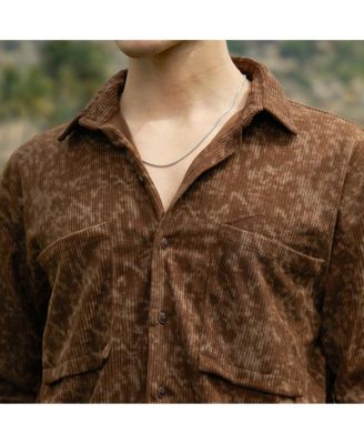 Men's Faded Corduroy Oversized Shirt
