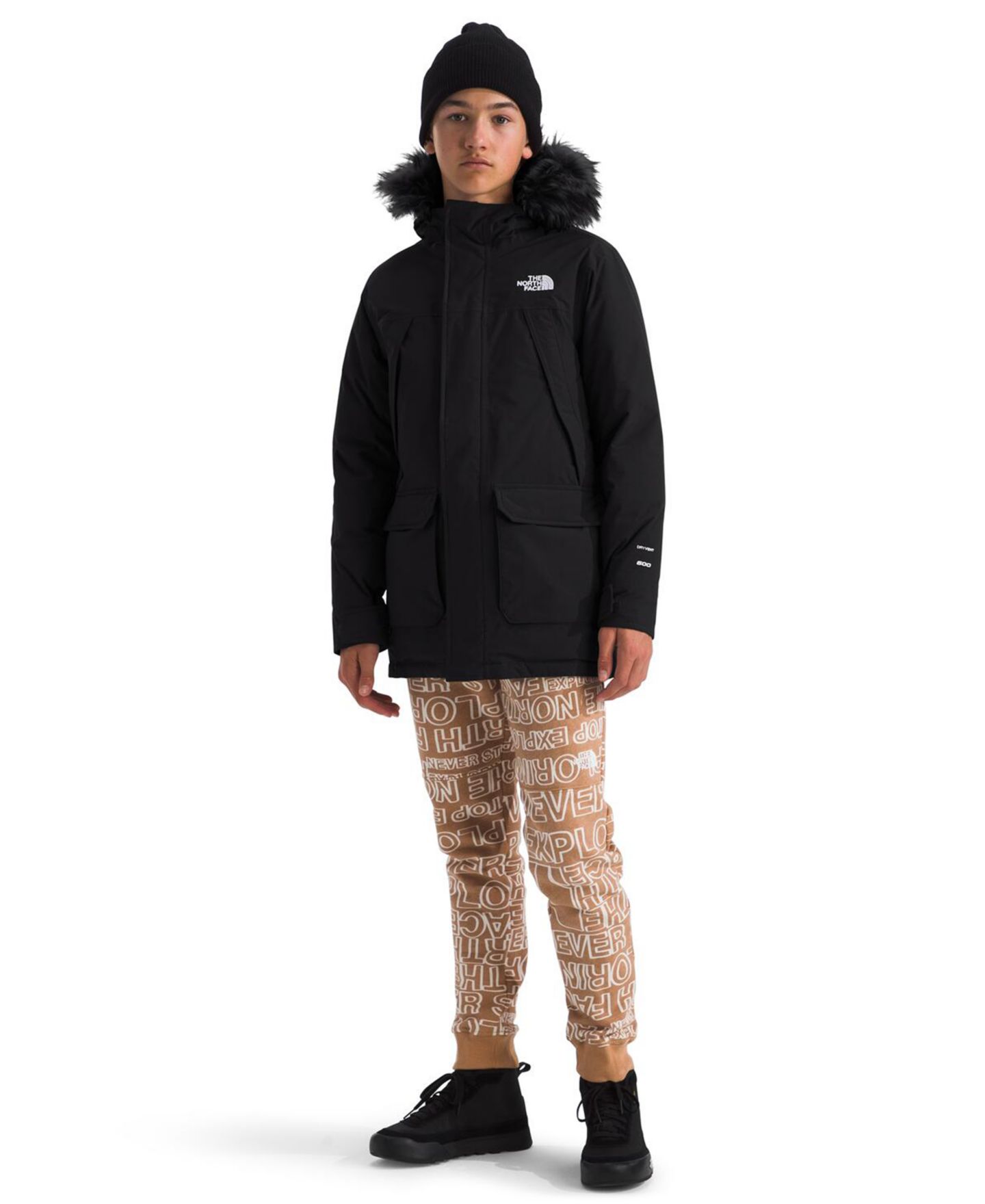 Куртка The North Face McMurdo Parka Jacket для мальчиков, цвет: Чёрный — фото 1