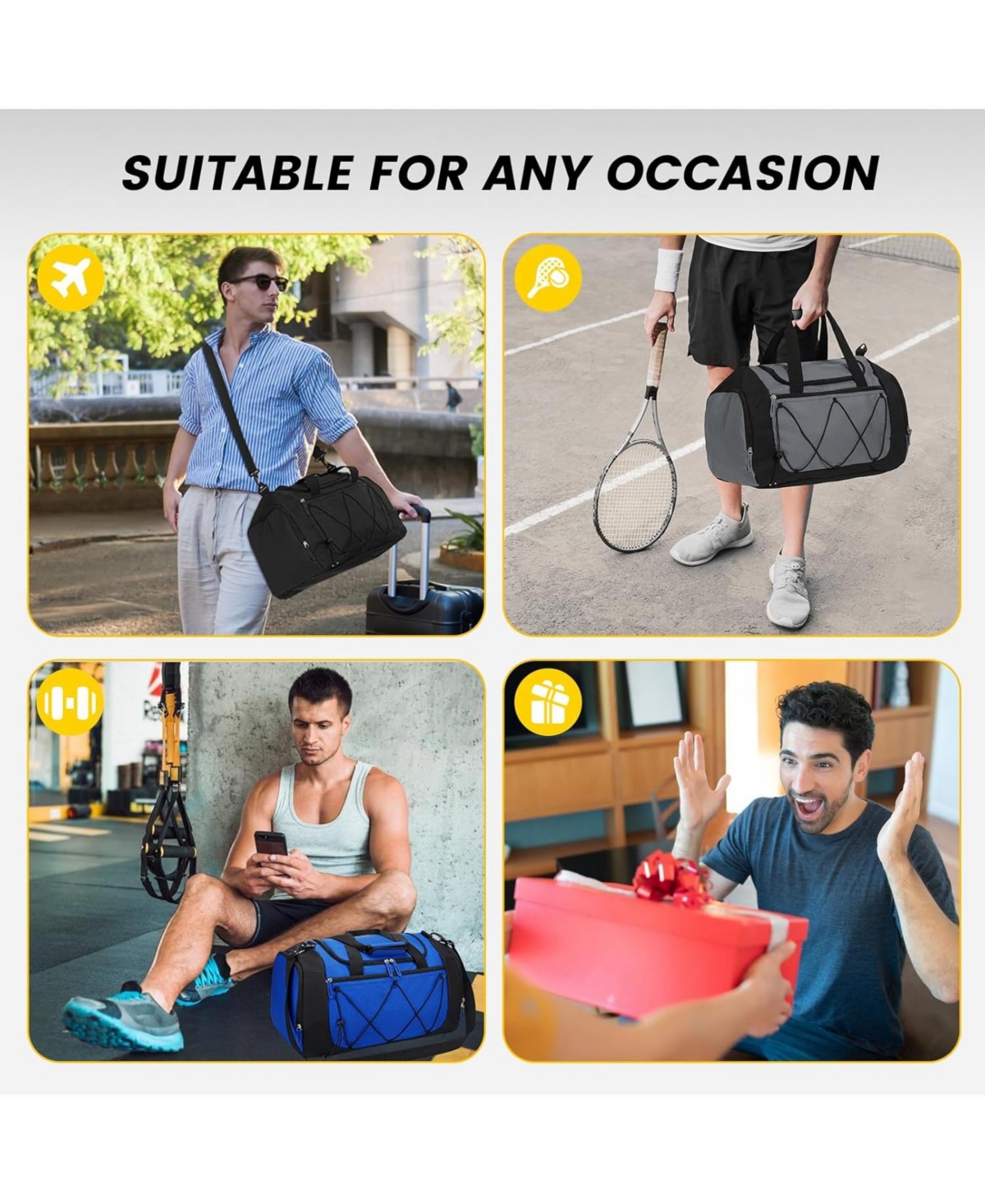 Urtala Gym Bag for Men