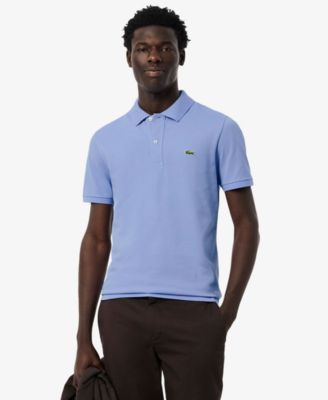 Men's Slim Fit Short Sleeve Ribbed Polo Shirt