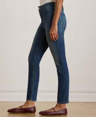 Women's High-Rise Straight Ankle Jeans