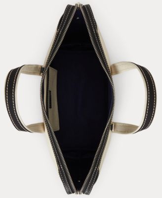 Holiday Bear Canvas Mini Shopper Tote