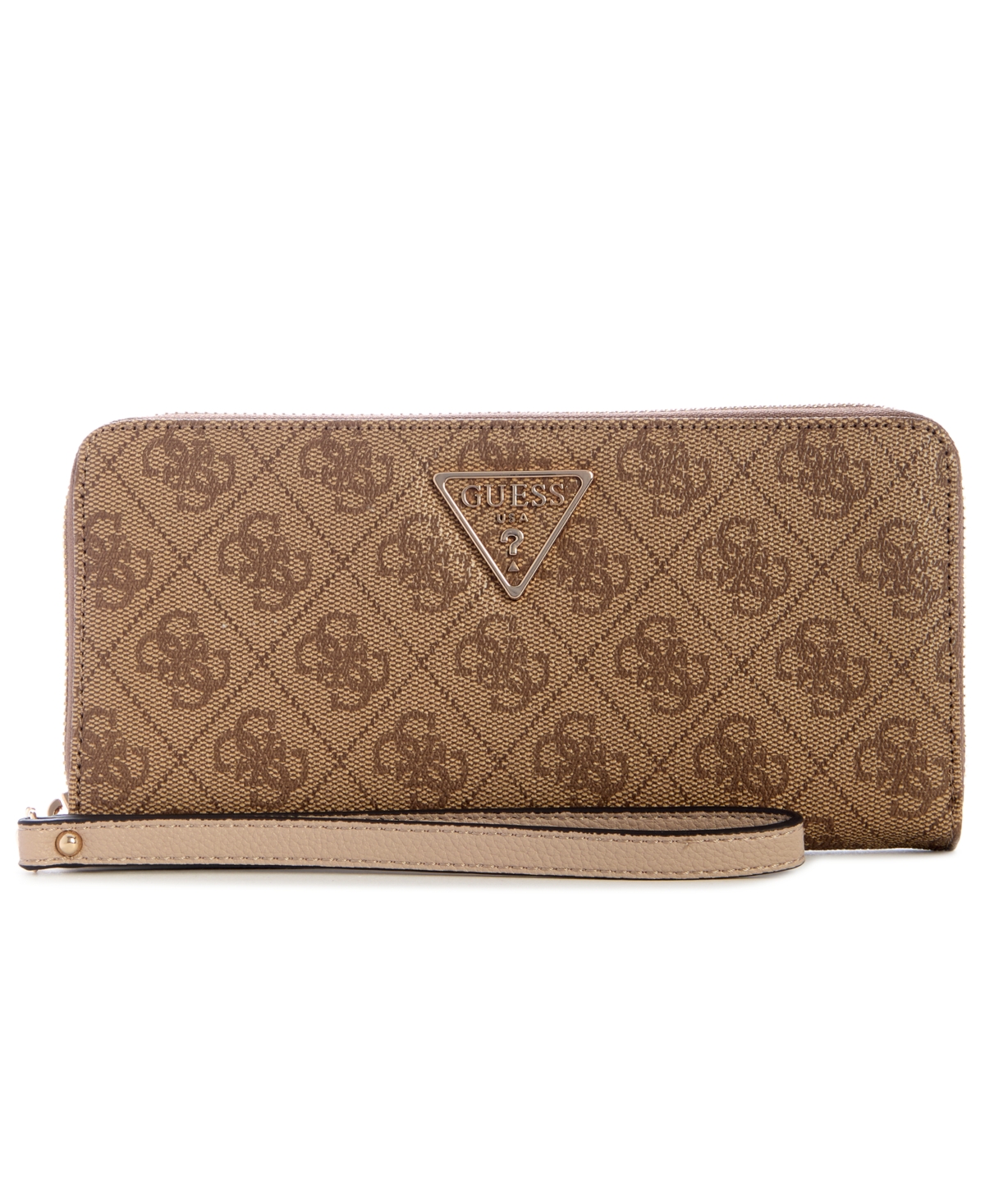 Guess Women's Laurel Ii Large Zip Around Wallet In Brown