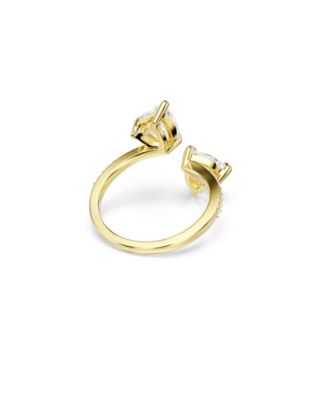 Mesmera Attract Gold-Tone Plated Open Ring