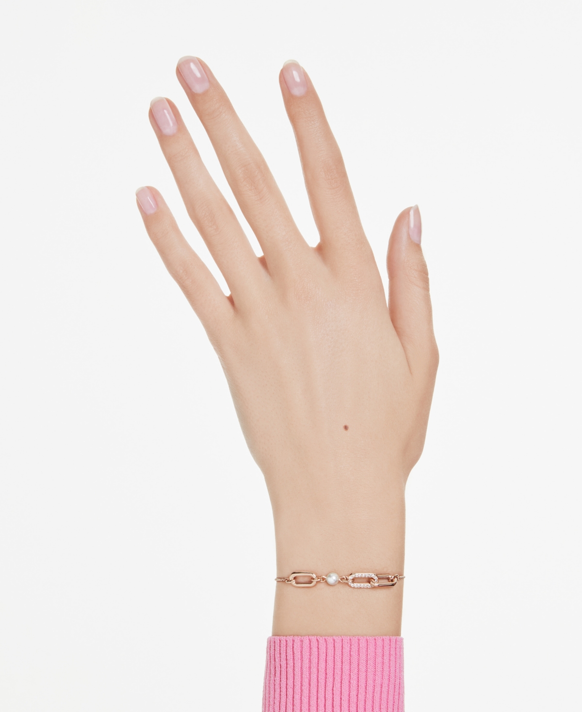 Swarovski Swaroski Constella Rose Gold-tone Plated Bracelet In Gold