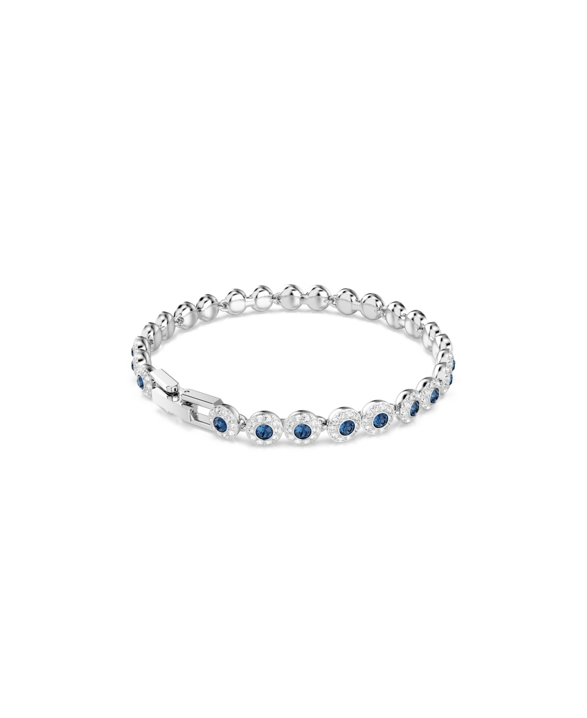 Swarovski Swaroski Una Angelic Rhodium Plated Tennis Bracelet In Multi