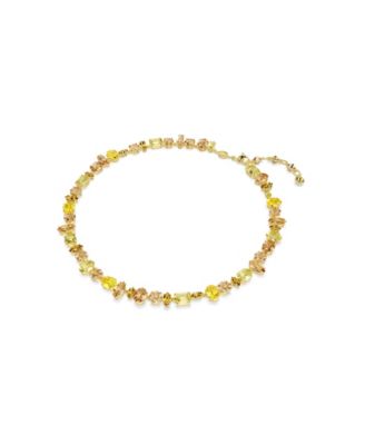 Gema Gold-Tone Plated Tennis Necklace