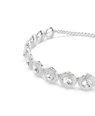 Una Angelic Rhodium Plated Choker Necklace
