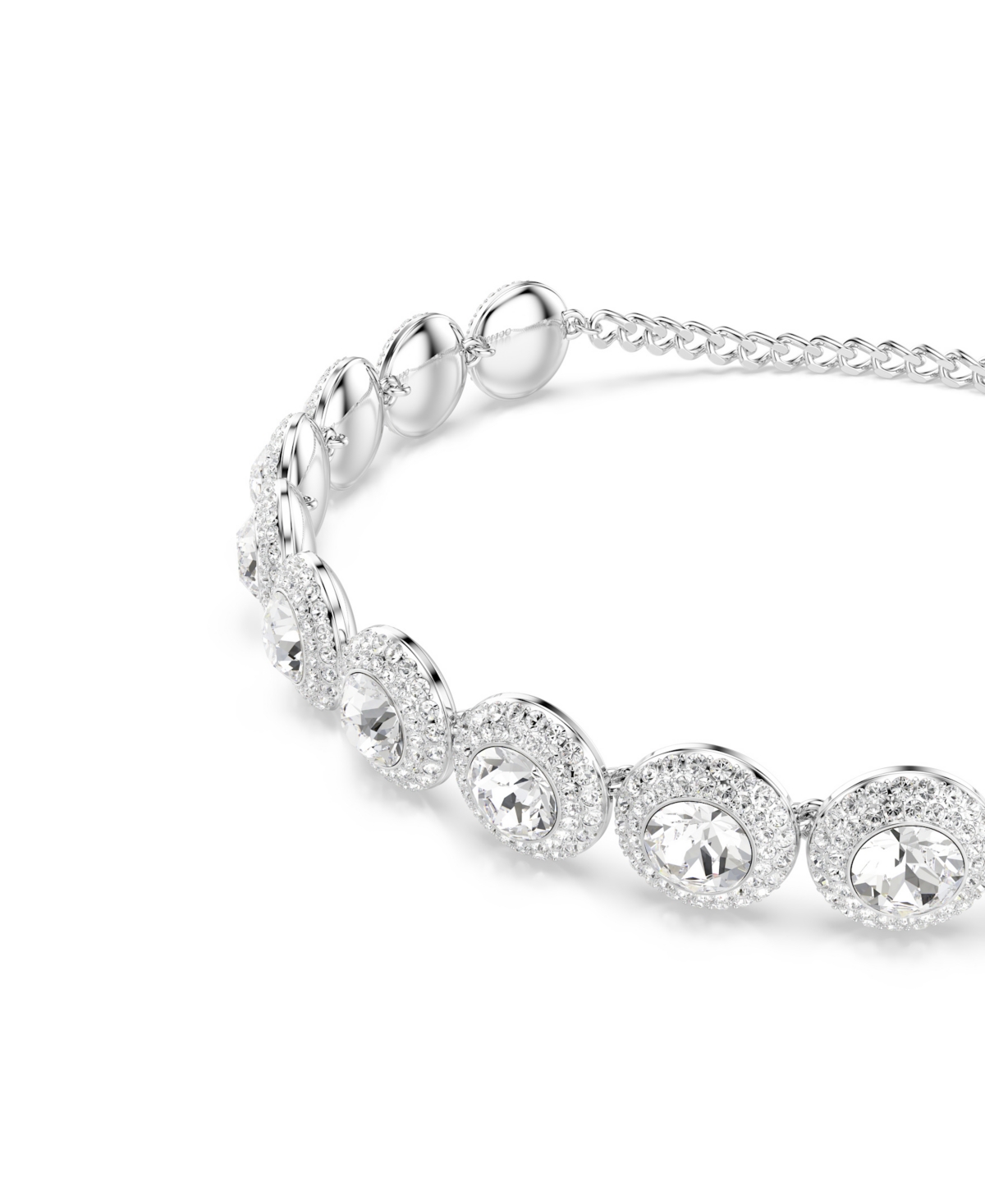 Swarovski Una Angelic Rhodium Plated Choker Necklace