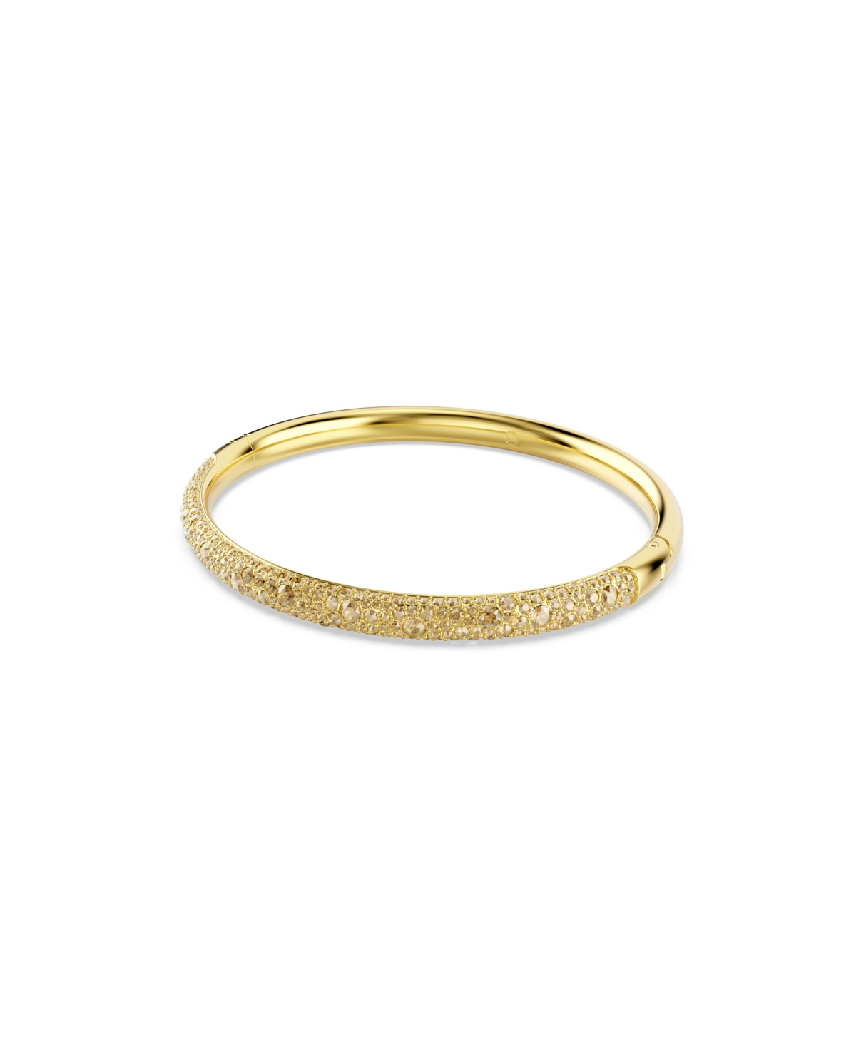 Swarovski Swaroski Sublima Gold-tone Plated Bangle In Yellow