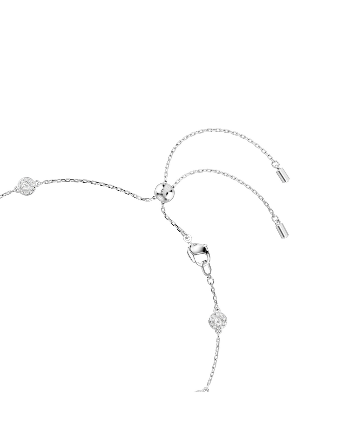 Swarovski Rhodium Plated Crystal Una Angelic Necklace