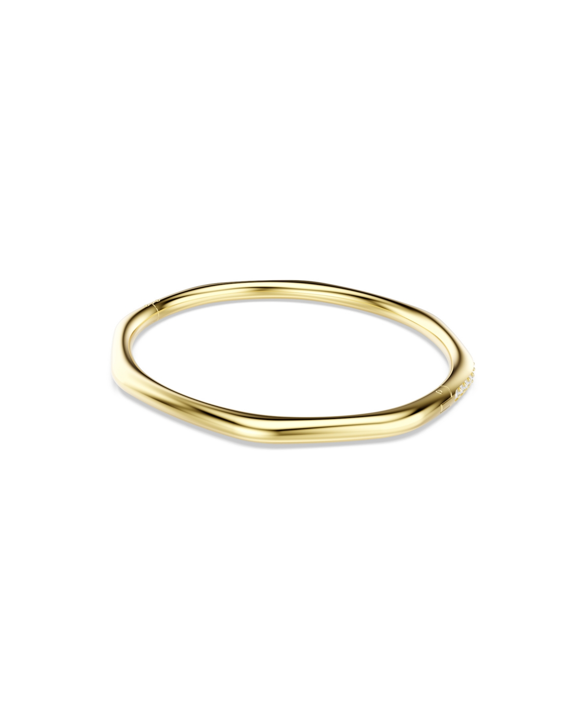 Swarovski Swaroski Dextera Ruthenium Plated Bangle In Gold