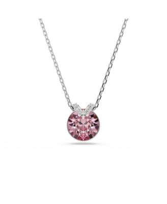 Bella Metal-Tone Plated V Pendant Necklace