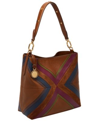 Jessie Patchwork Bucket Shoulder Bag