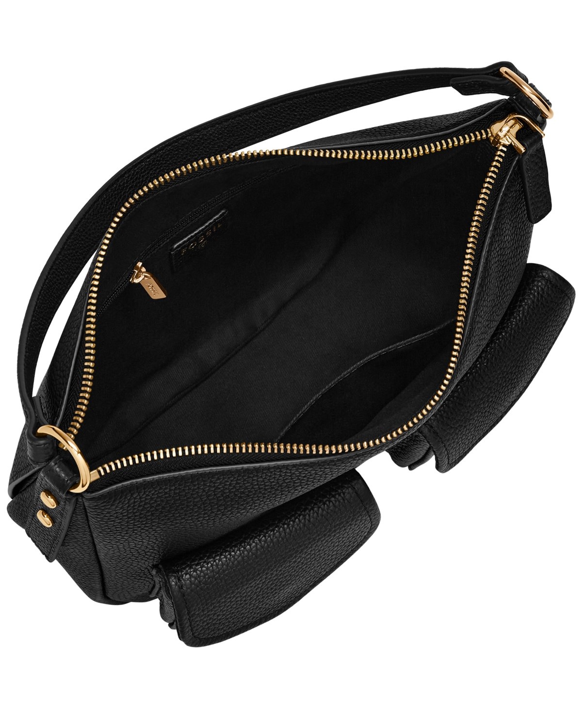 Fossil Jolie Small Cargo Crossbody Bag In Black