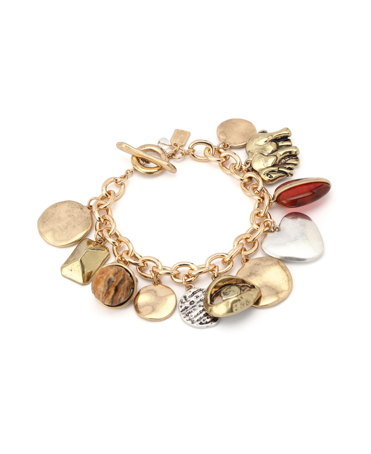 Robert Lee Morris Soho Amber Heirloom Charms Bracelet