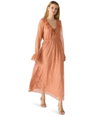 Women's Rosabella Ruffle Collar Midi Dress