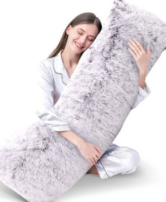 Faux Fur Body Pillow, 20" x 54"