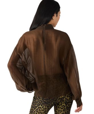 Women's Sutton Bow Tie Neck Top