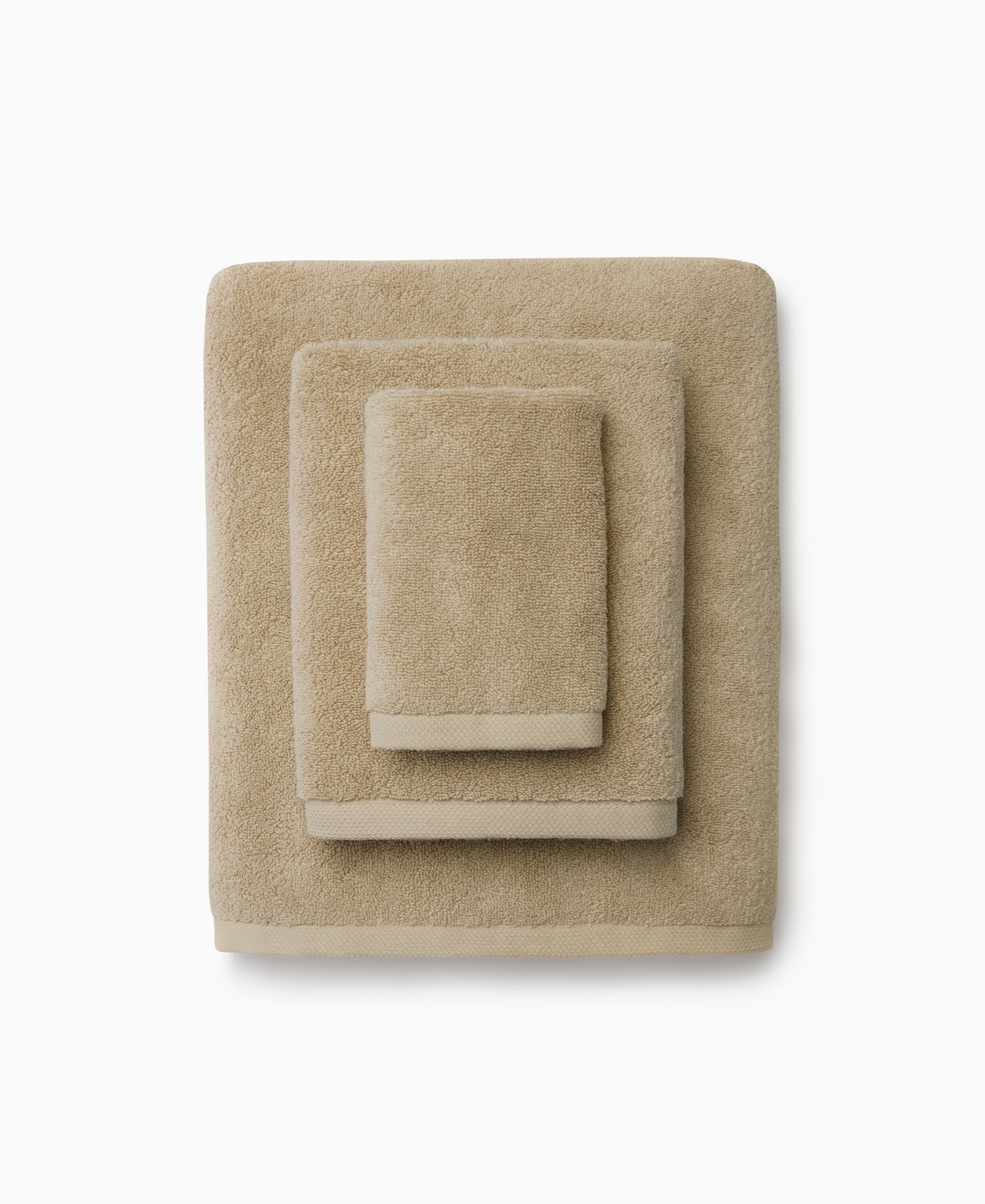 Sferra Cielo Cotton Hand Towel, 20" X 30" In Brown